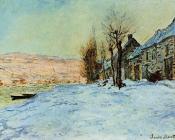 克劳德 莫奈 : Lavacourt, Sun and Snow